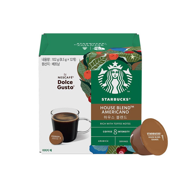 스타벅스 캡슐커피 by 네스카페 돌체구스토 하우스블렌드 외 13종 | 이으미