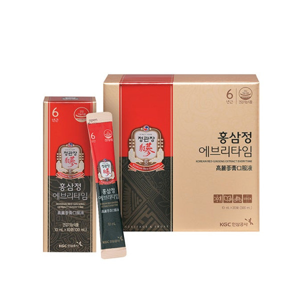 홍삼정 에브리타임 리미티드 10ml x 30포 쇼핑백증정 - 무료배송 | 이으미