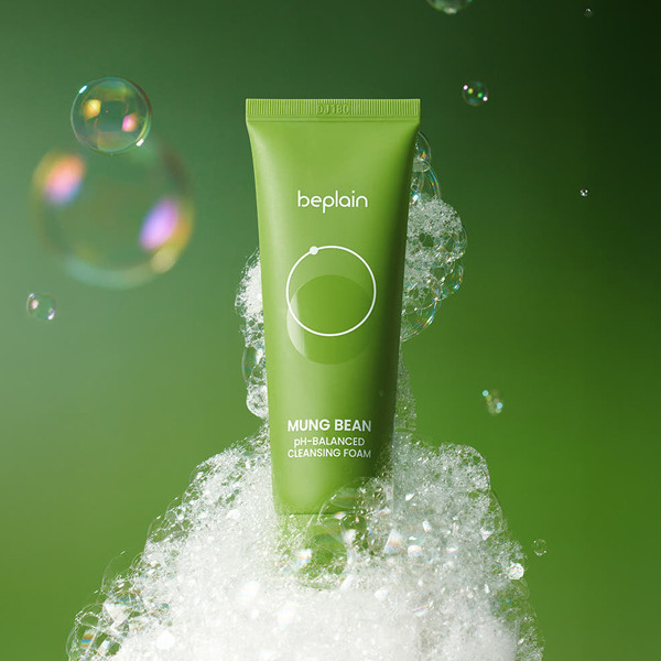 비플레인 녹두 모공 약산성 클렌징 폼 80ml | 이으미