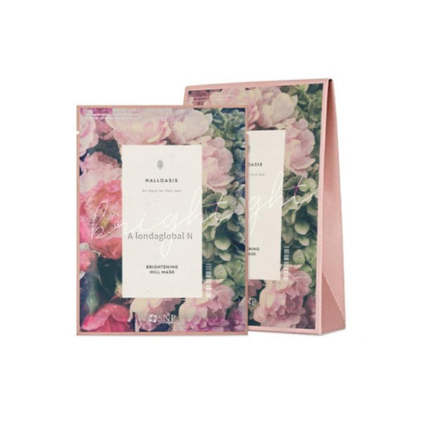 SNP 할로아시스 브라이트닝 힐 마스크 팩 수분 10매 | 이으미